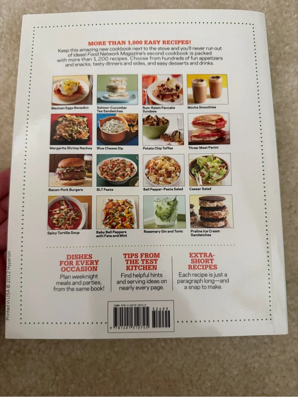 Cookbook Back Cover